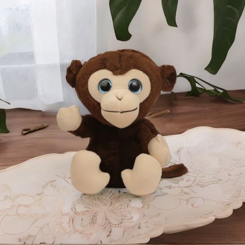 Mirada Monkey Soft Toy - 25cm Brown