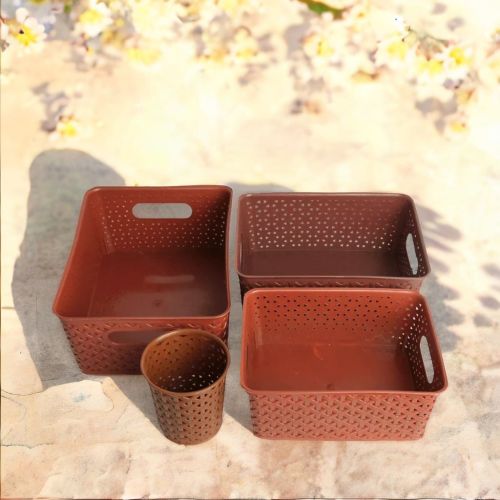 Storage Basket 3 Pcs with small holder